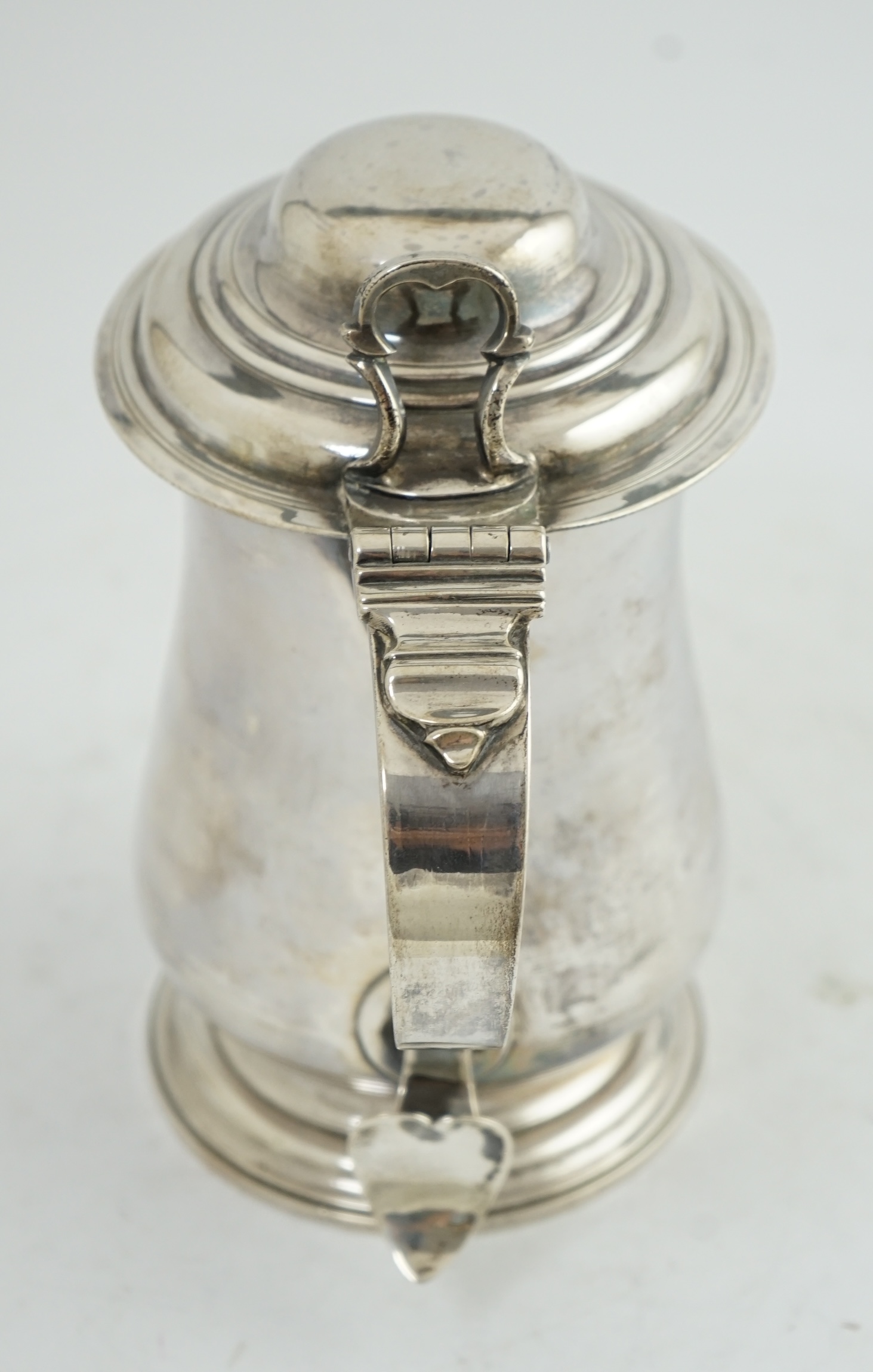 A George III silver tankard, by Charles Wright